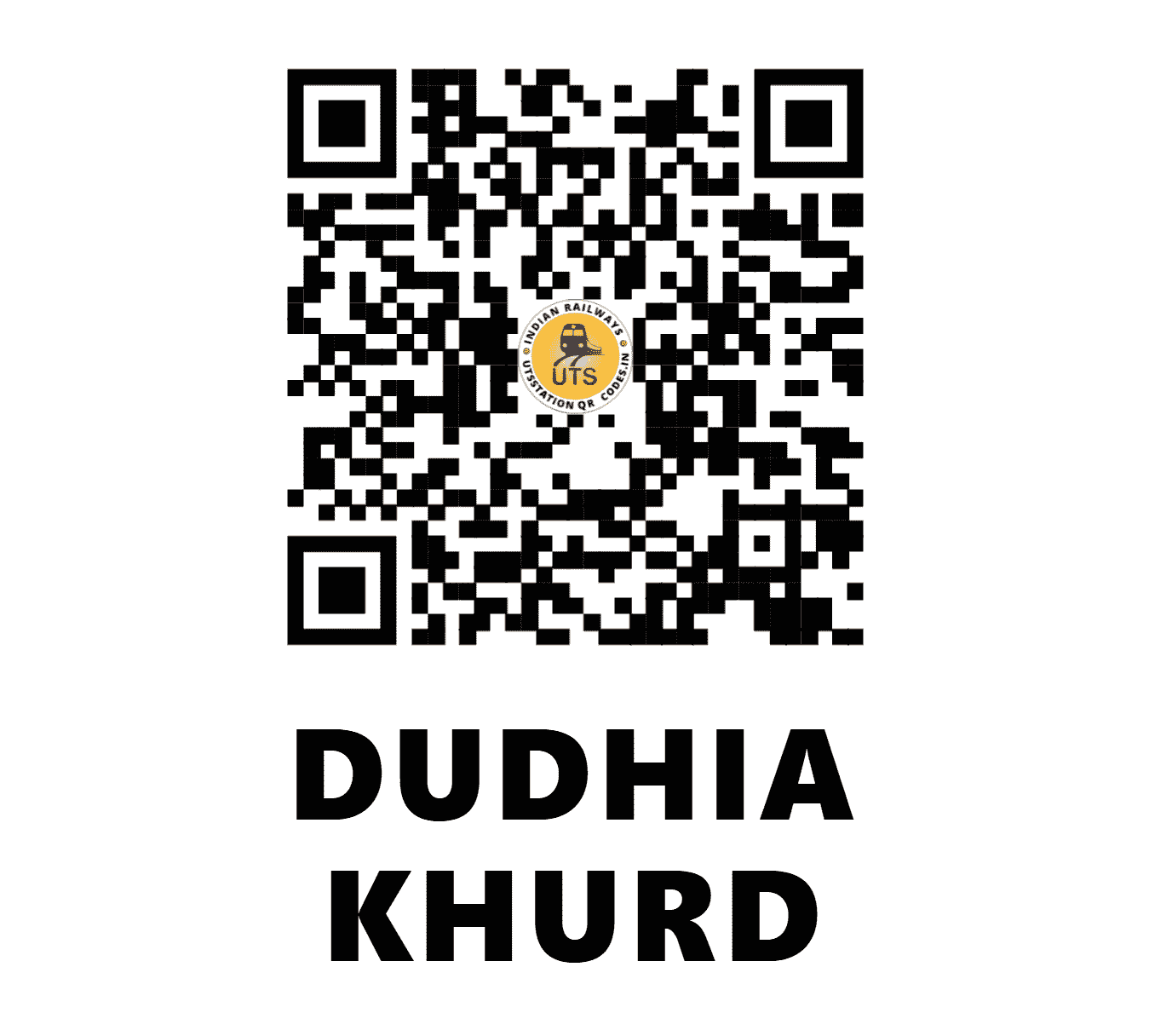 UTS QR Code for DUDHIA KHURD - DYK - NE (UTTAR PRADESH)
